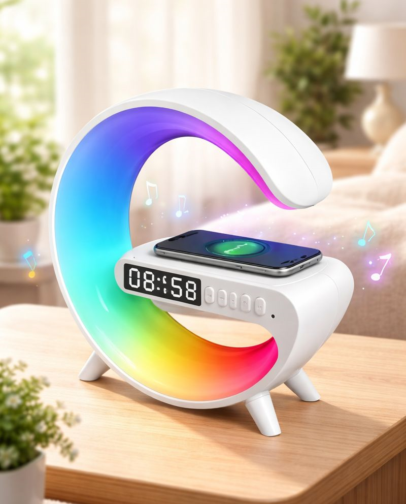 RGB BLUETOOTH SPEAKER WITH WIRELESS CHARGING